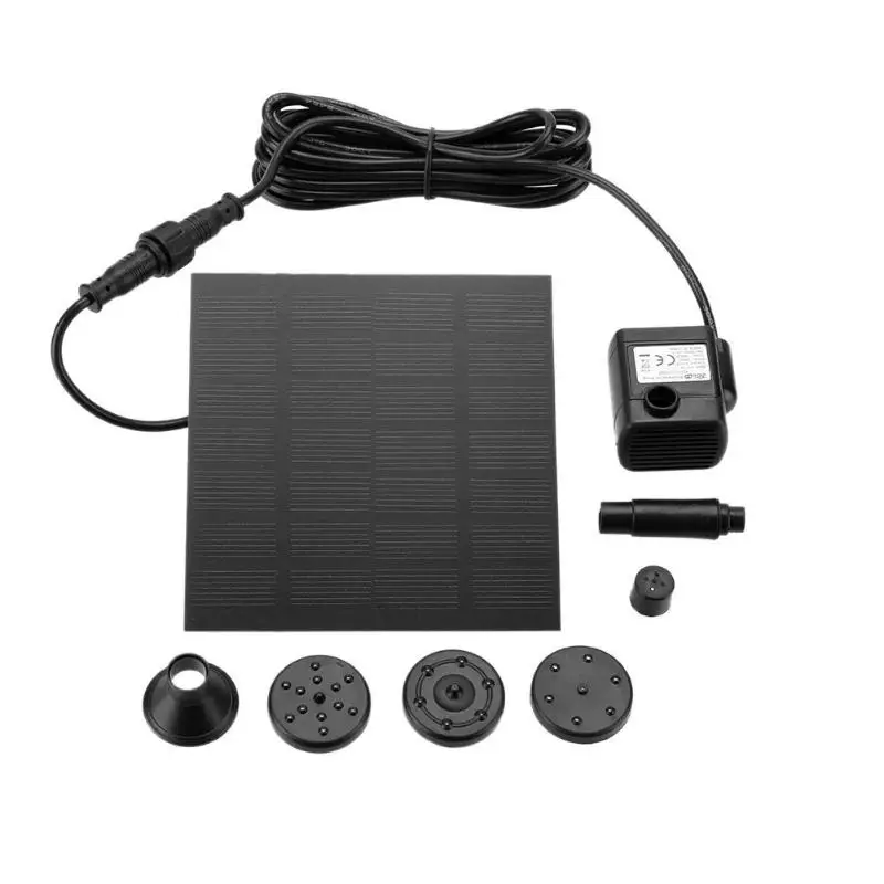 

Solar Water Pump Floating Panel Kit Garden Watering Power Fountain Pool