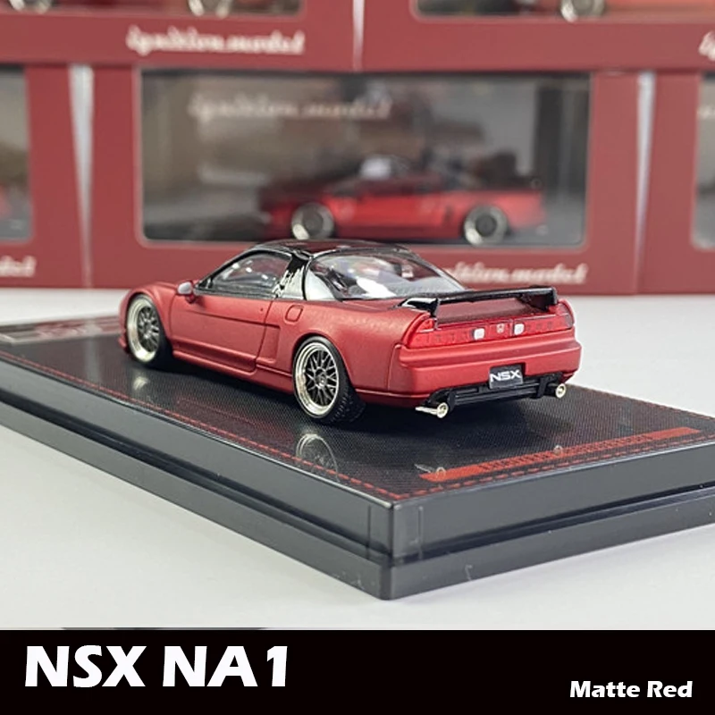 IG 1/64 Honda NSX NA1 модель автомобиля из сплава литой металлический дисплей