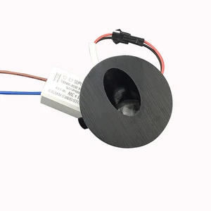 Алюминиевый современный краткий светодиодный светильник для лестницы 1W3W, встраиваемый настенный светильник угловой светильник, фоновый светильник, лампа для ступеней и прохода AC85-265V