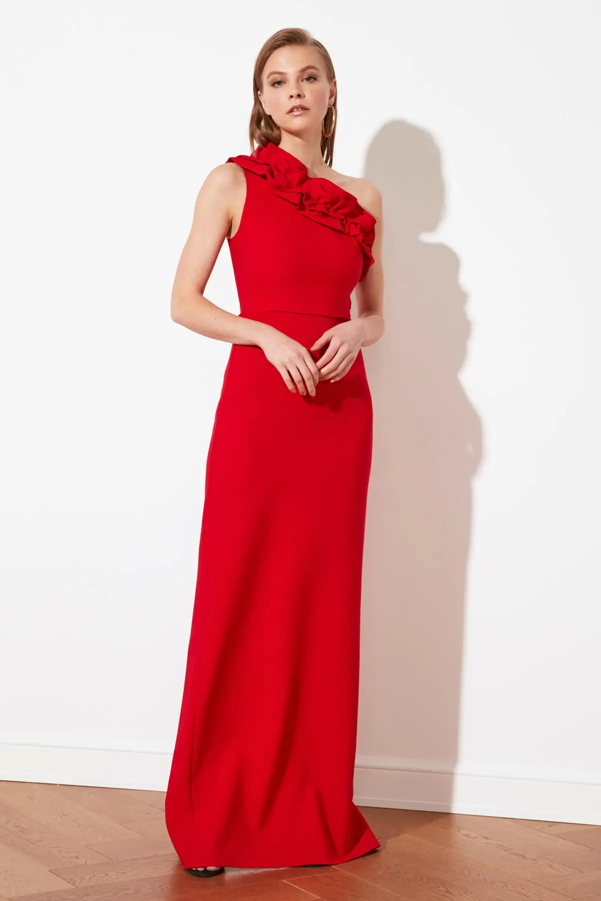 

Trendyol Ruffle Evening Dresses & Prom Gown TPRSS21AE0044
