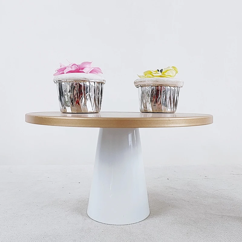 Elegant Round Pedestal Dessert Table High Tray Cake Stand Holder Cupcake Display Rack Bakeware Birthday Wedding Party Decoration
