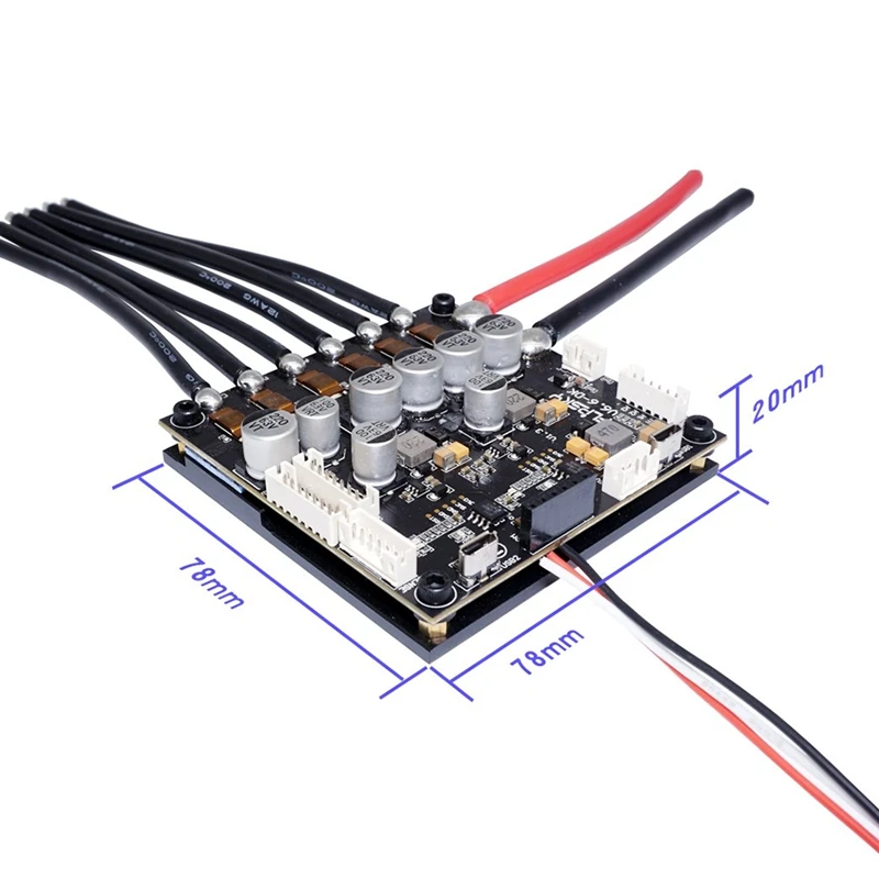 Версия Dual FSESC6.7 Plus 3-12S Brushless контроллер скорости двигателя постоянного тока 200A с