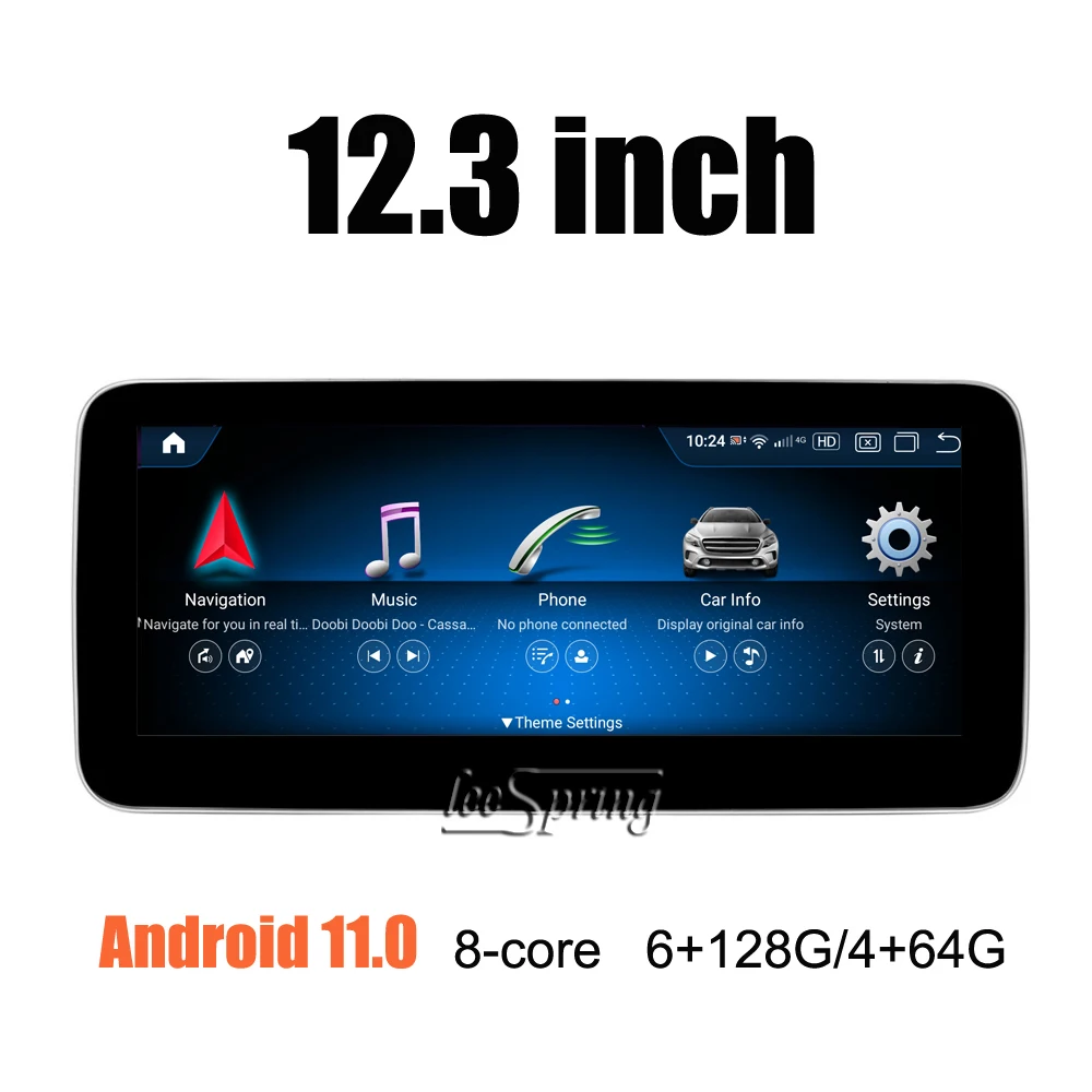 

12,3 "1920*720 Android 11 GPS навигатор Автомобильный мультимедийный плеер для Mercedes Benz CLA 117 C117 X117 (2013-2019 NTG4.5/5,0)