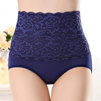 3pcslot womens lace panties high waist briefs female sexy breathable abdomen panties underwears calcinha sem costura