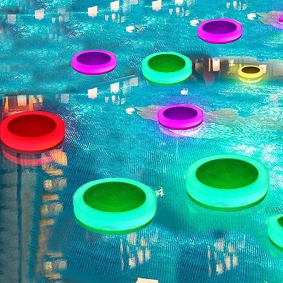 Водонепроницаемый IP68 Солнечный плавающий светильник для бассейна ландшафтный