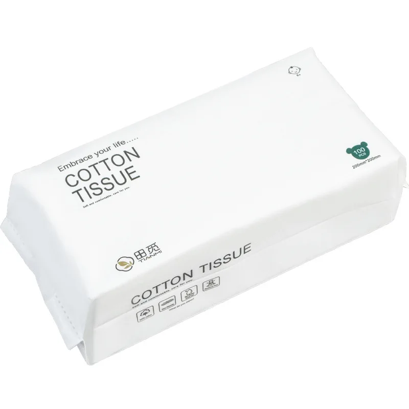 Новые хлопчатобумажные ткани 245 г детская ткань для лица большой мешок 100 штук