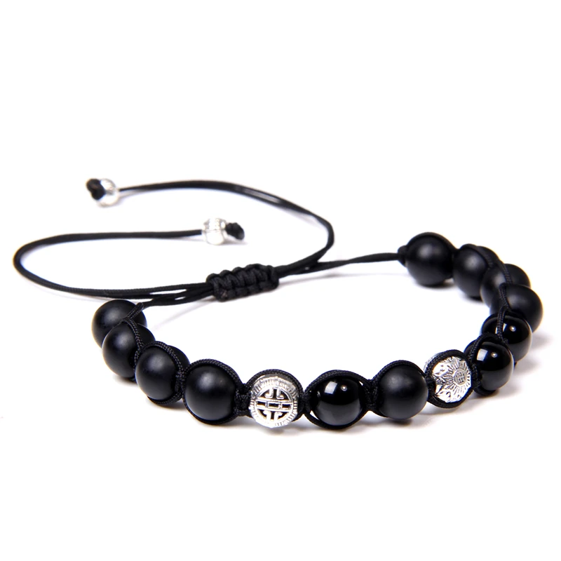 Винтажные мужские браслеты плетеный браслет ручной работы из полированного