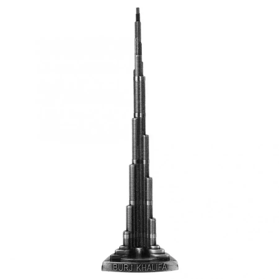 Миниатюрная башня Burj Khalifa модель из сплава миниатюрная Дубая искусство ремесло