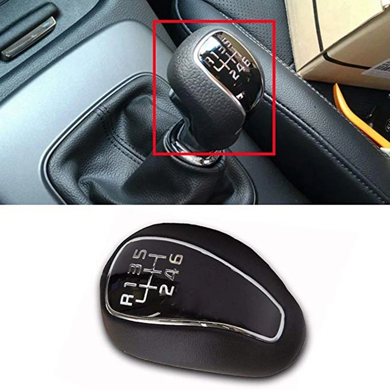 6 скоростей Автомобильная рукоятка для рычага переключения передач из