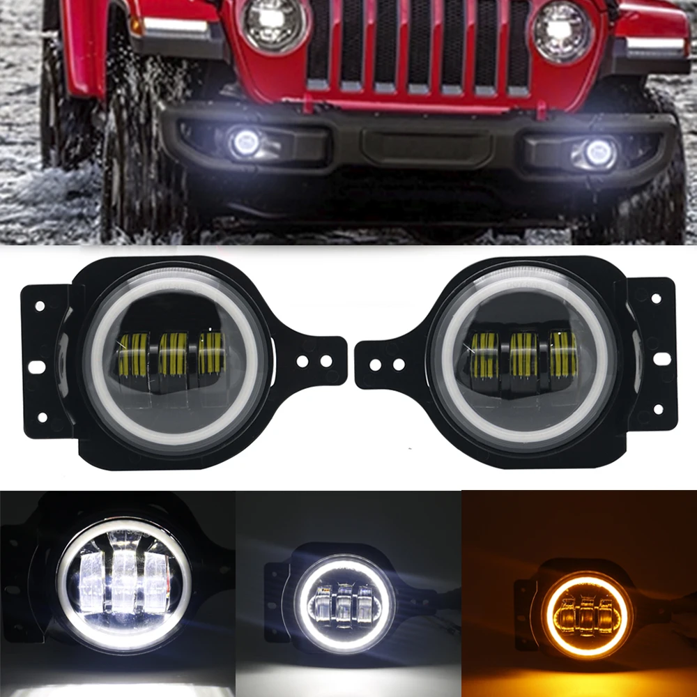 4 дюймовые круглые светодиодные противотуманные светильник головной 30 Вт