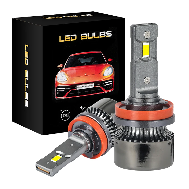 

Spanife LED H11 Car Headlight H1 H3 H4 H7 6000k 8000Lm 4 CSP chips 9005 9006 9012 Bulb Canbus Led Car Headlight 60W