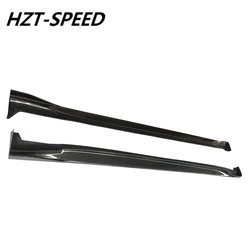 Стильный комплект для тела автомобиля из углеродного волокна боковые юбки