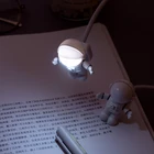 Новинка гибкая USB астронавт трубка Портативный светодиодный ночник DC 5V лампа для компьютера ноутбука ПК ноутбук украшающее освещение для чтения