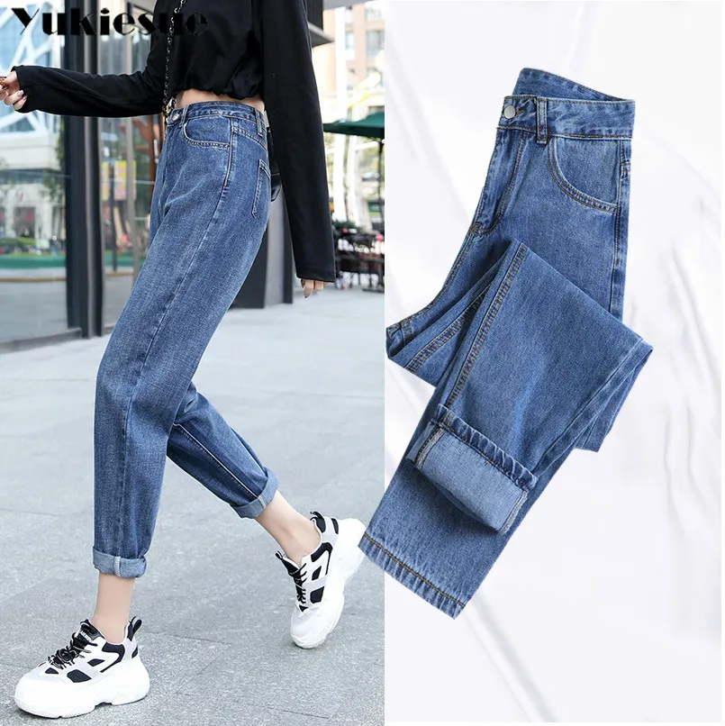 

Women's Jeans Mom Jeans boyfriend ripped Harem pants denim Jeans Woman High Waist Loose Woman Jeans for women Plus size