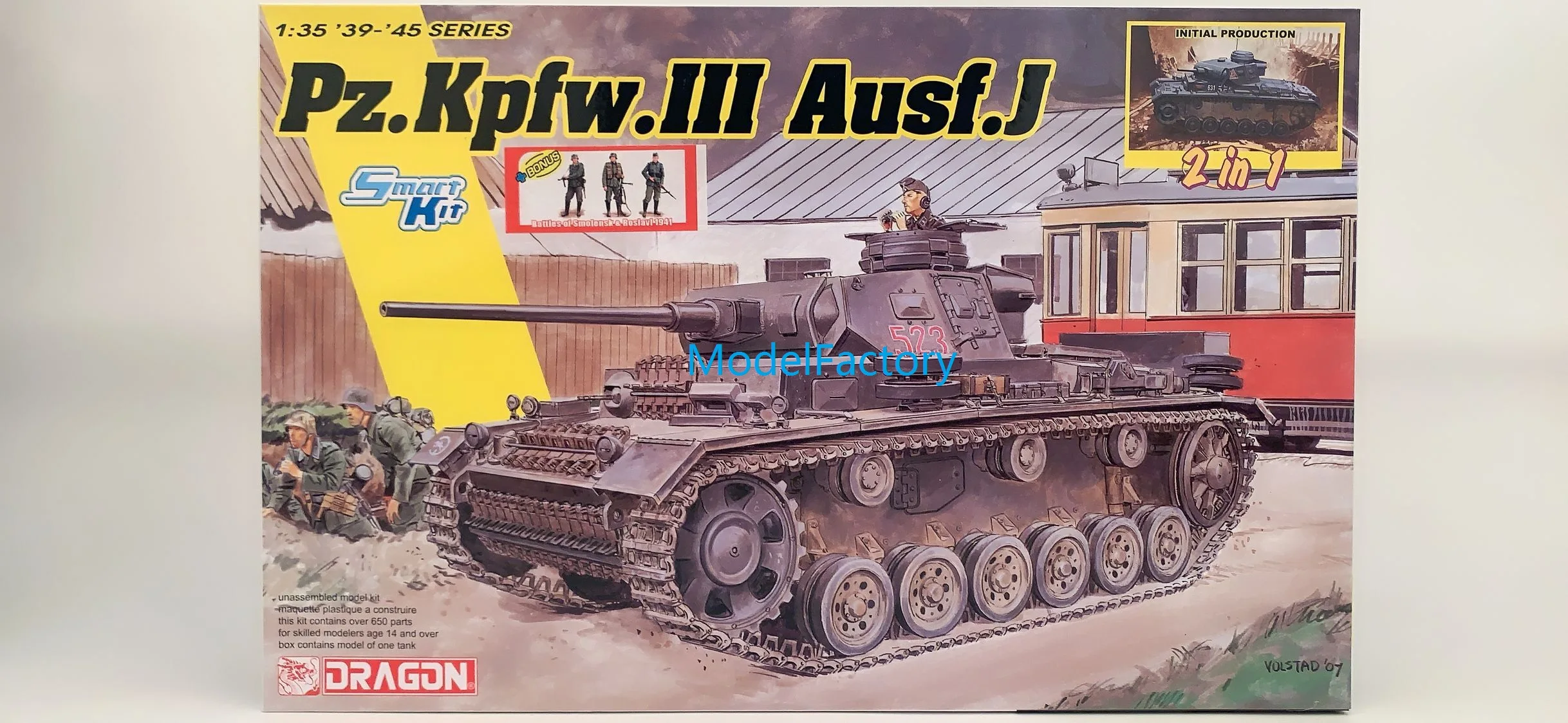 

DRAGON 6954 1/35 Pz.Kpfw.III Ausf.J Magic Track w Soldiers