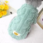 Одежда для собак разных цветов, размеры Xs-xl, теплая шерстяная трикотажная одежда для собак, одежда для холодной погоды, одежда для маленьких собак