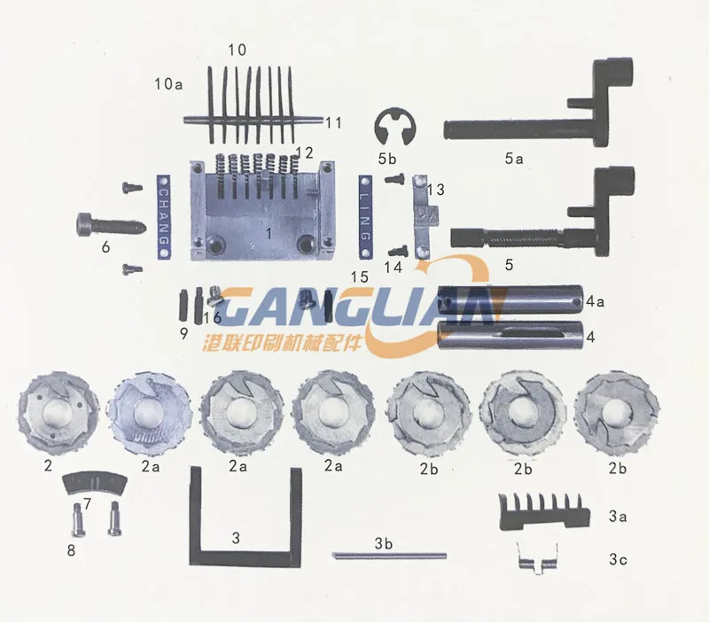 Стандартная 7 значная цифровая Марка ChangLing нумерация GTO Коробочная цифра прямая