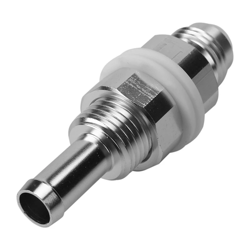 

6AN Male Flare Bulkhead to 5/16 Inch Hose Barb Adapter Fitting Aluminum Flare Connector Fluid Designed for Car SUV