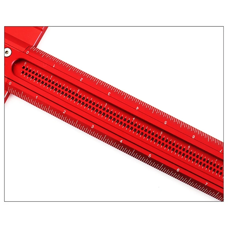 

Woodworking Scriber T-Type Ruler T Type Wood Measure Ruler 16in/24in English Scale for Carpenter Woodworking Ruler