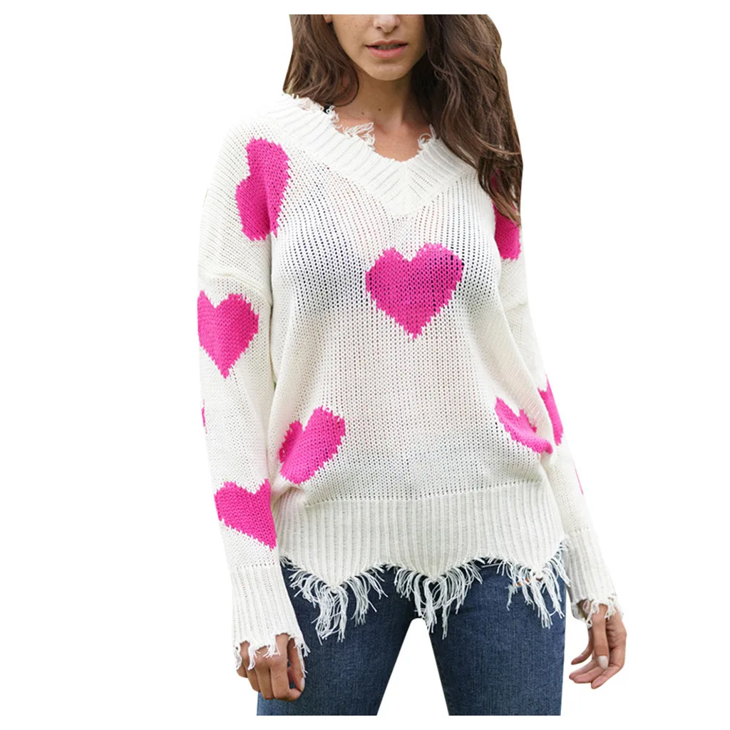 Новый женский пуловер вязаный свитер осень зима теплый Повседневный вязанный