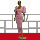 Женское платье-Русалка до щиколотки, пышное платье с рукавом до локтя для выпускного вечера, 2021
