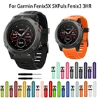 Ремешок для смарт-часов Garmin Fenix 6X 5X 3 HR GPS Garmin D2 26 мм силиконовый ремешок для спорта на открытом воздухе сменный Браслет