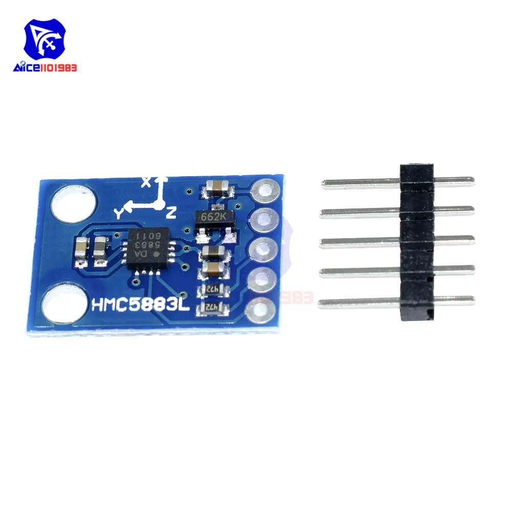 Diymore GY 273 HMC5883L Тройная Ось Компас магнитометр сенсор модуль три оси магнитное поле