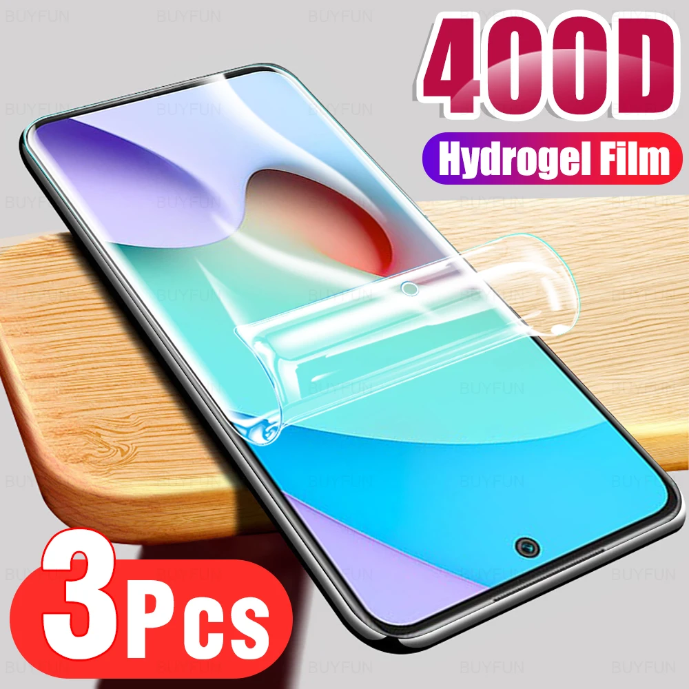 

Гидрогелевая пленка для защиты экрана Xiaomi Redmi 10 9T Redmi10 Redmi9T, 3 шт., защитная пленка на 6,5 дюйма, 21061119AG, не стеклянная крышка