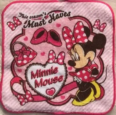 Милый Ариэль Рапунцель принцесса Минни мультяшное Хлопковое полотенце для рук