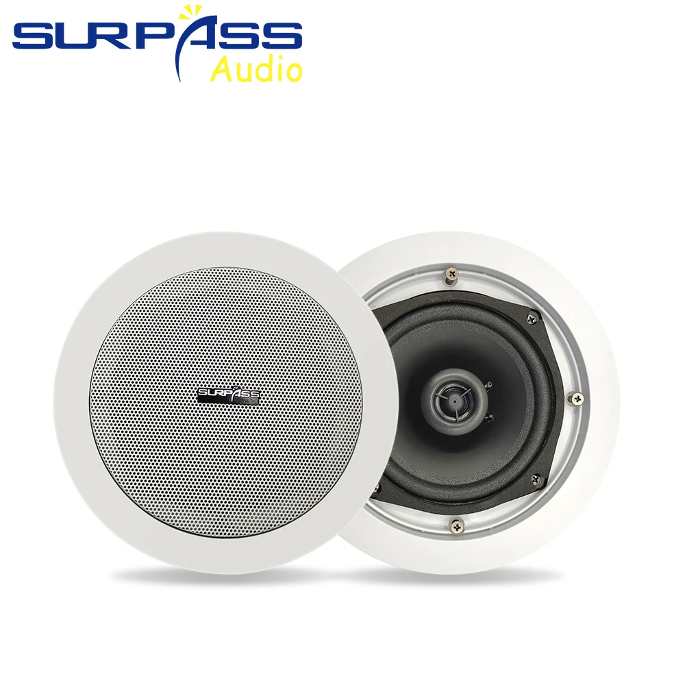 Простая установка потолочный пассивный динамик 5 дюймов 8 Ом постоянный ток на