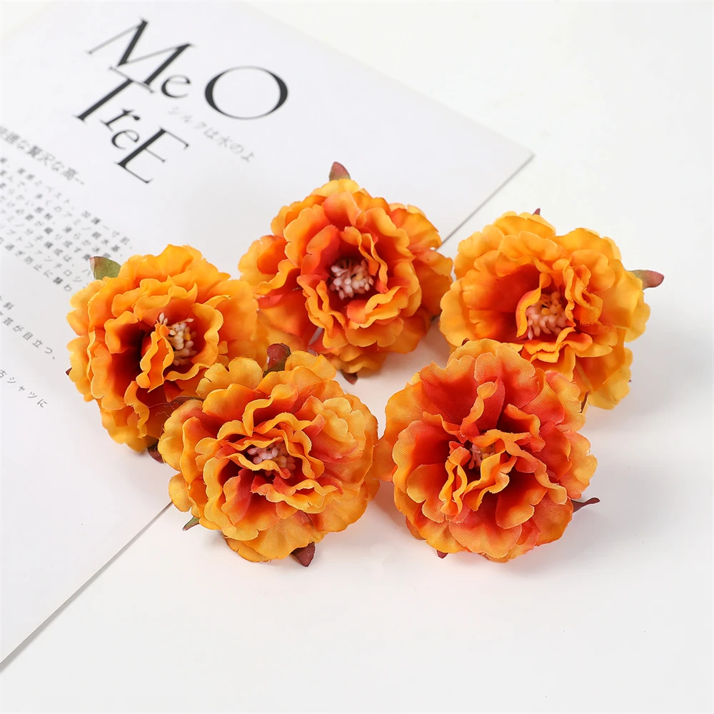 

Искусственные цветочные головки из шелка, 10/20 шт.