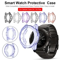 high quality protective case soft silicone smart watch protector cover sleeve for garmin fenix 5x5x plus watch accessories new
