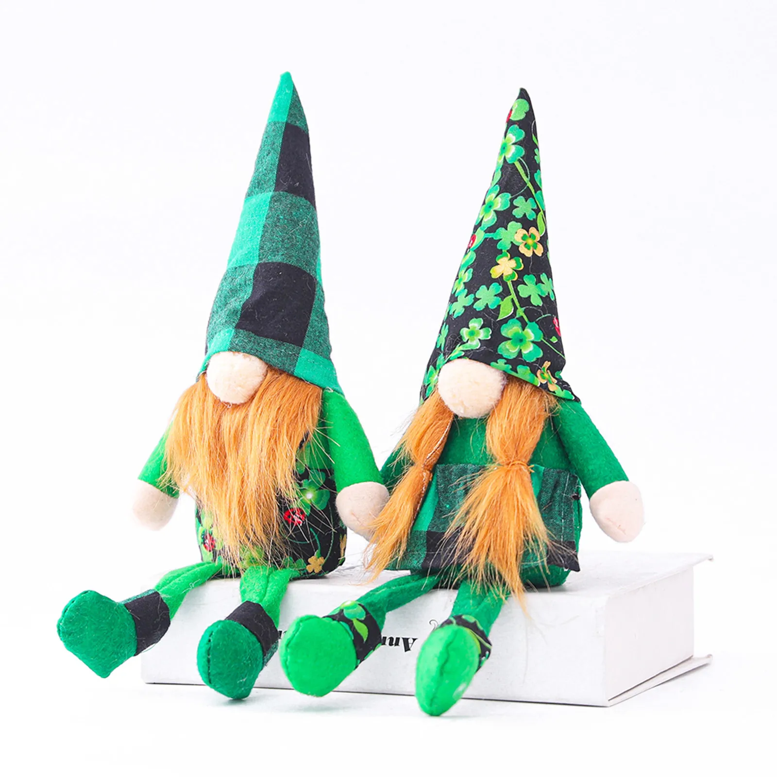 

toys for children 2PC St. Patrick's Day Green Hat Doll Faceless Elderly Irish Festival Ornaments interesting toys juguetes#L4
