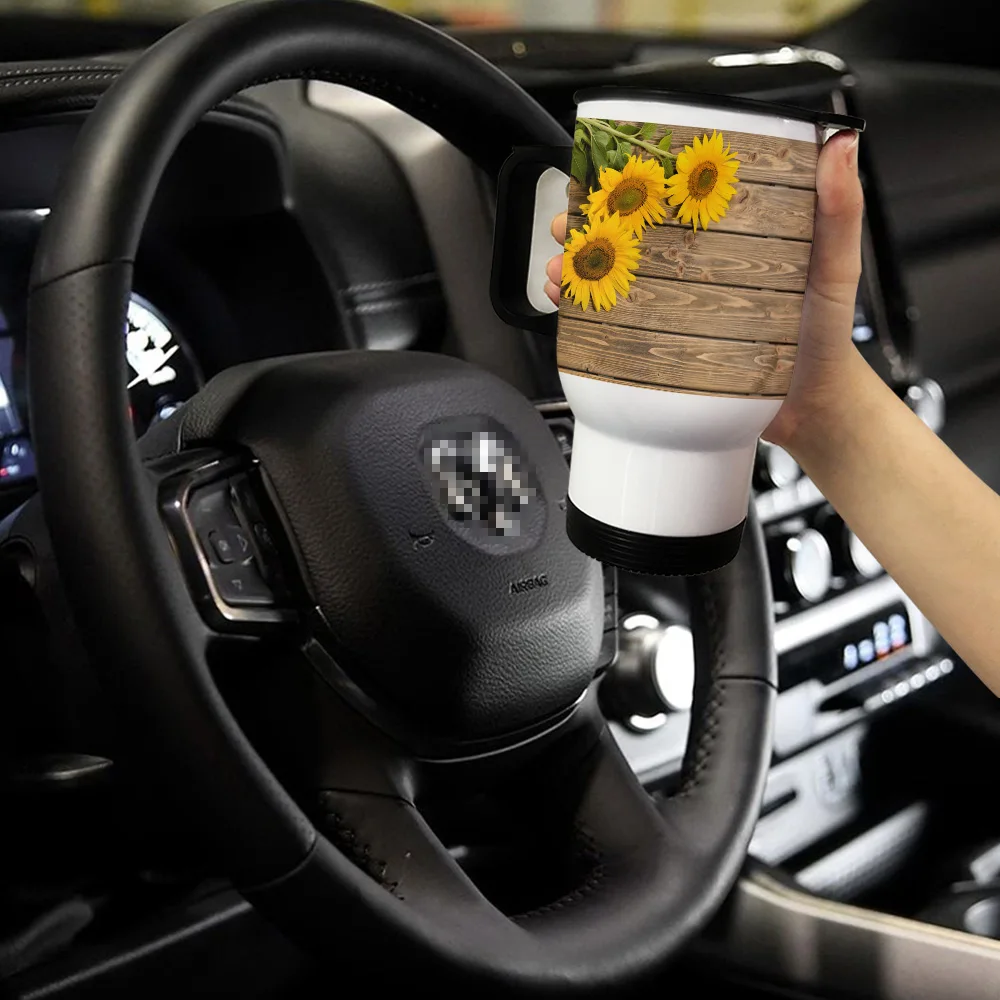 Подсолнух деревянные доски с двойными стенками Изолированная керамическая