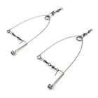 5 шт. умный крючок из нержавеющей стали, спусковой крючок, пружинный рыболовный крючок, наживка, укус, спусковой крючок, автоматическая ловушка рыбы