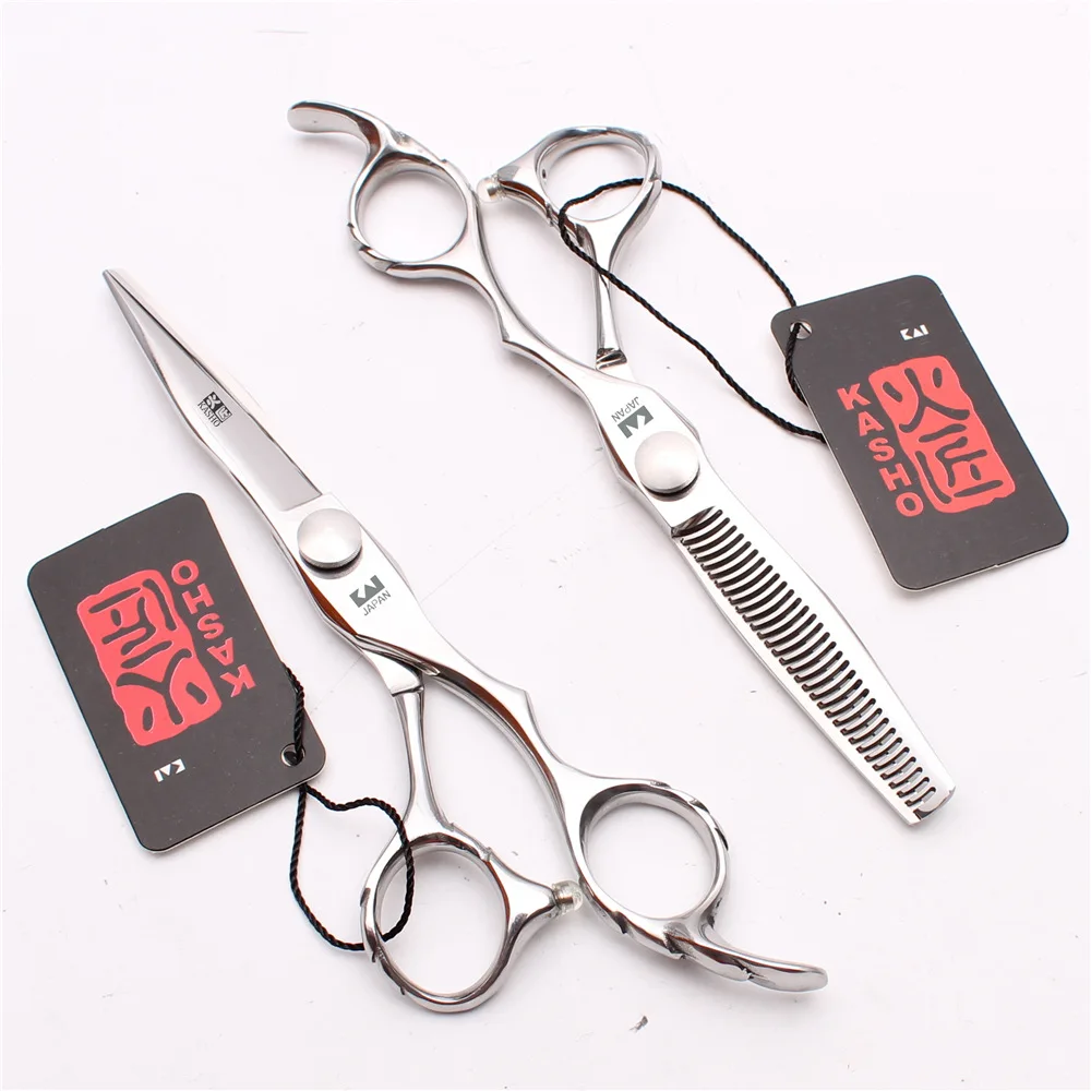 

Spot 6.0 Barber Scissors Professional Japan 440C Haircut Scissors Thinning Scissors Hairdressing Scissors Set Salon Stlying Tool