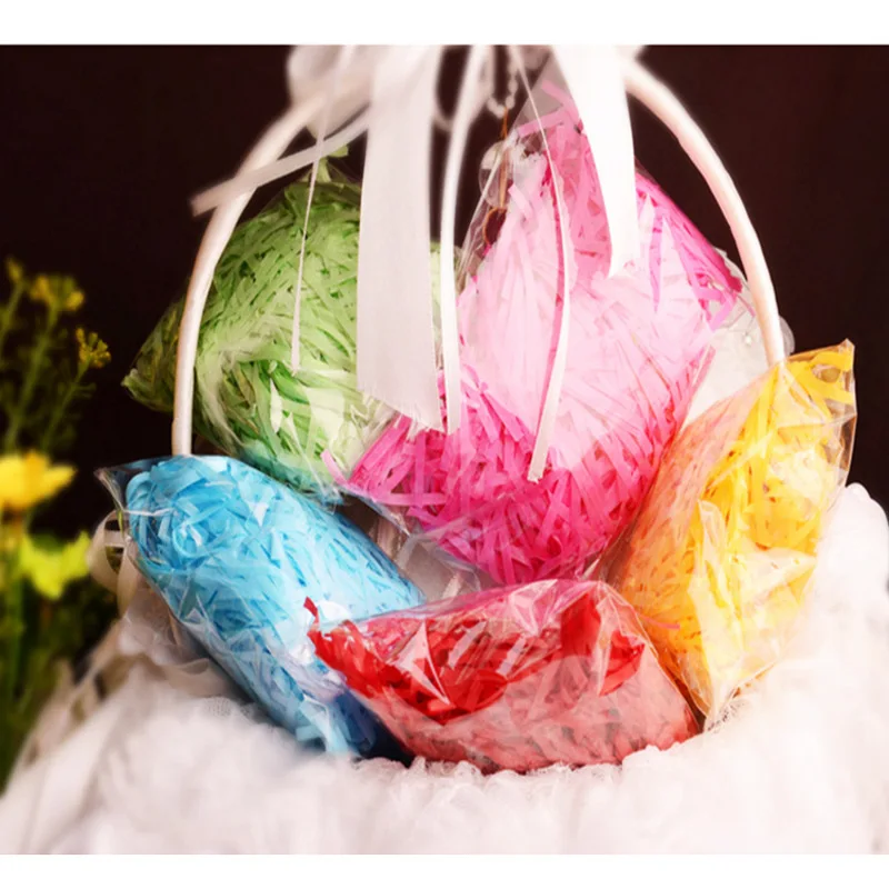 10 г DIY бумажная рафия измельченная бумага конфетти Подарочная коробка