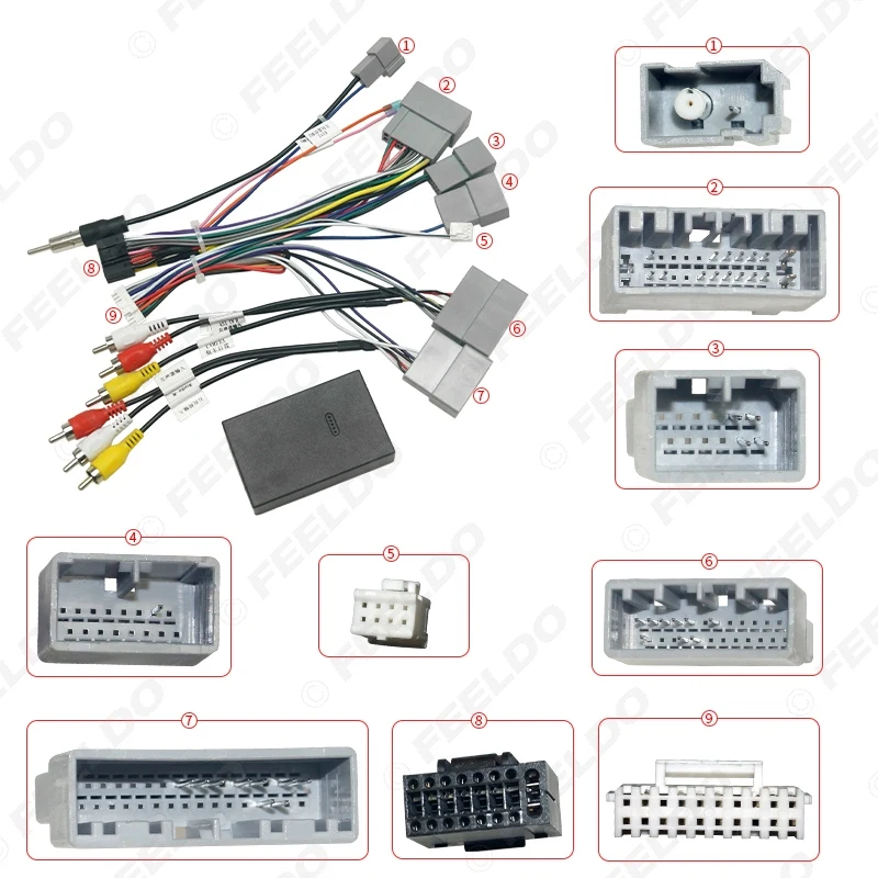 Автомобильный 16-контактный жгут проводов Питания Android Stereo с Canbus + USB для Honda Civic 1 5