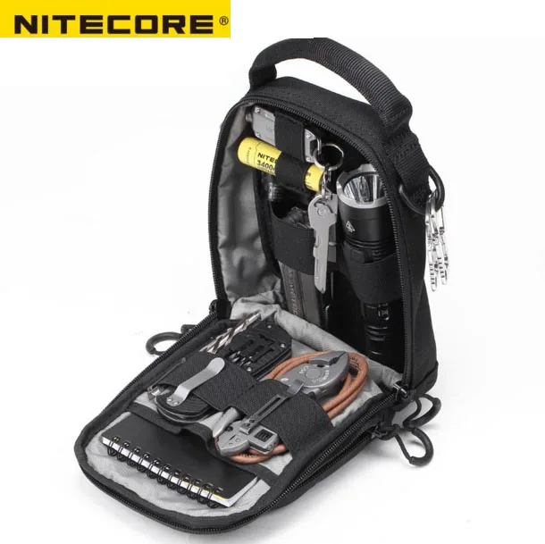 NITECORE NUP20 NUP30 Tools Packaging Bag Black Tan Multifunctional Daily Pouch Portable Lighting Accessories Outdoo | Лампы и