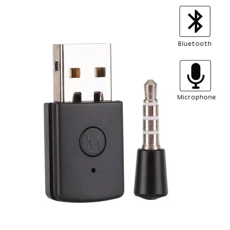 11 3.5mm Bluetooth 4.0 + EDR USB Dongle Receiver Cable Adapter for PS4 Stable Performance Headsets |