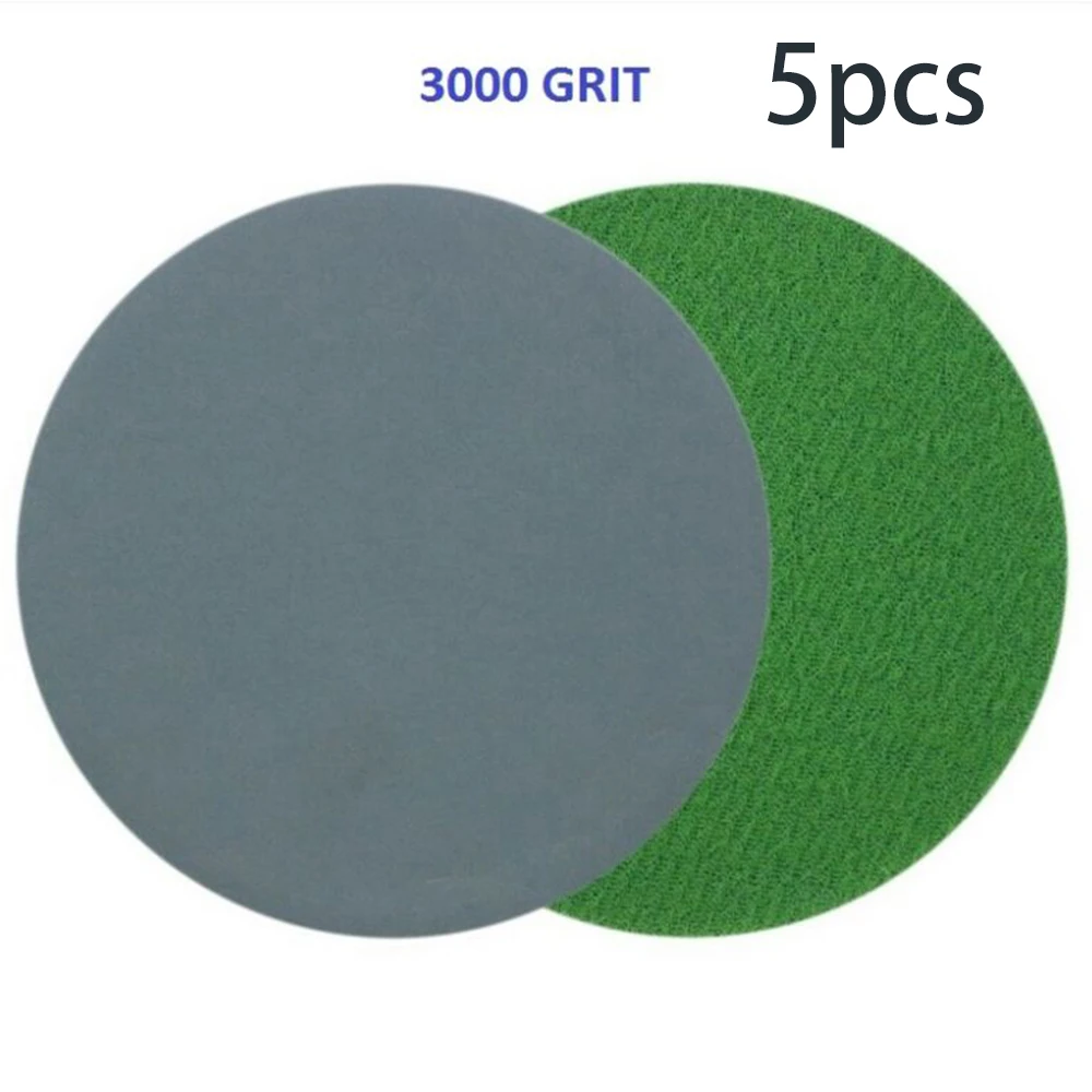 20pcs Hook Loop Sanding Disc 5inches 3000 5000 7000 10000 Grit Woodworking Sand Paper Polisher Discs | Инструменты