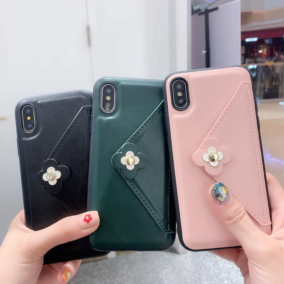Для iPhone XR 11 Pro X XS MAX Модный кошелек с сердечком из искусственной кожи с отделениями для карт чехол для телефона для iPhone 8 6s 6 7 Plus силиконовый чехол