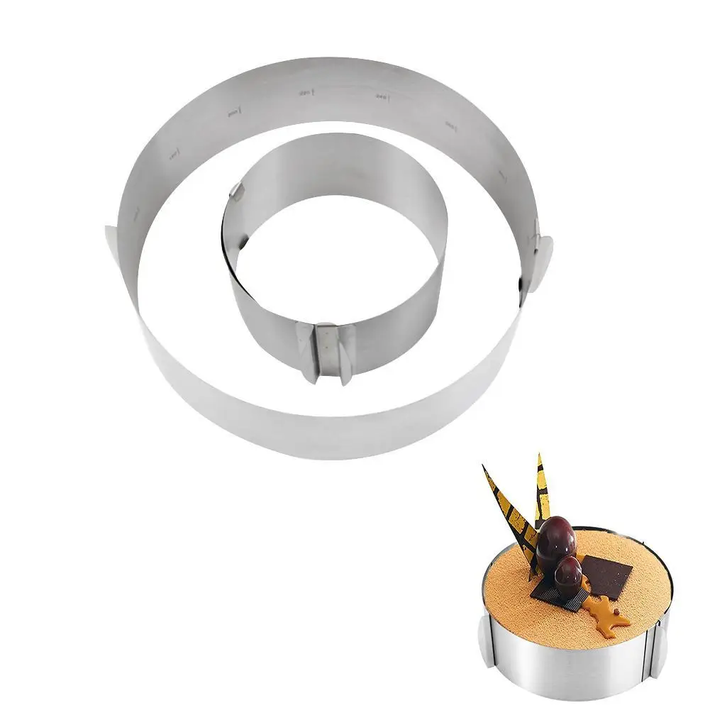 Круглый Круг из нержавеющей стали для печенья помадок пирожных формы нарезка