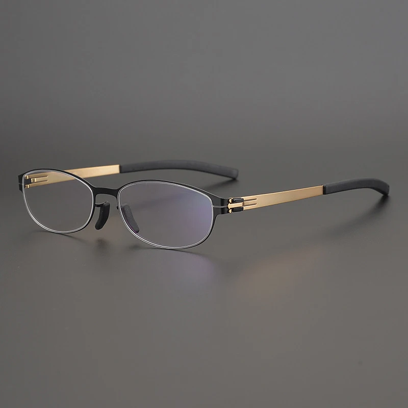 2020 винтажные очки оправа для женщин и мужчин металлические полуободки глаз