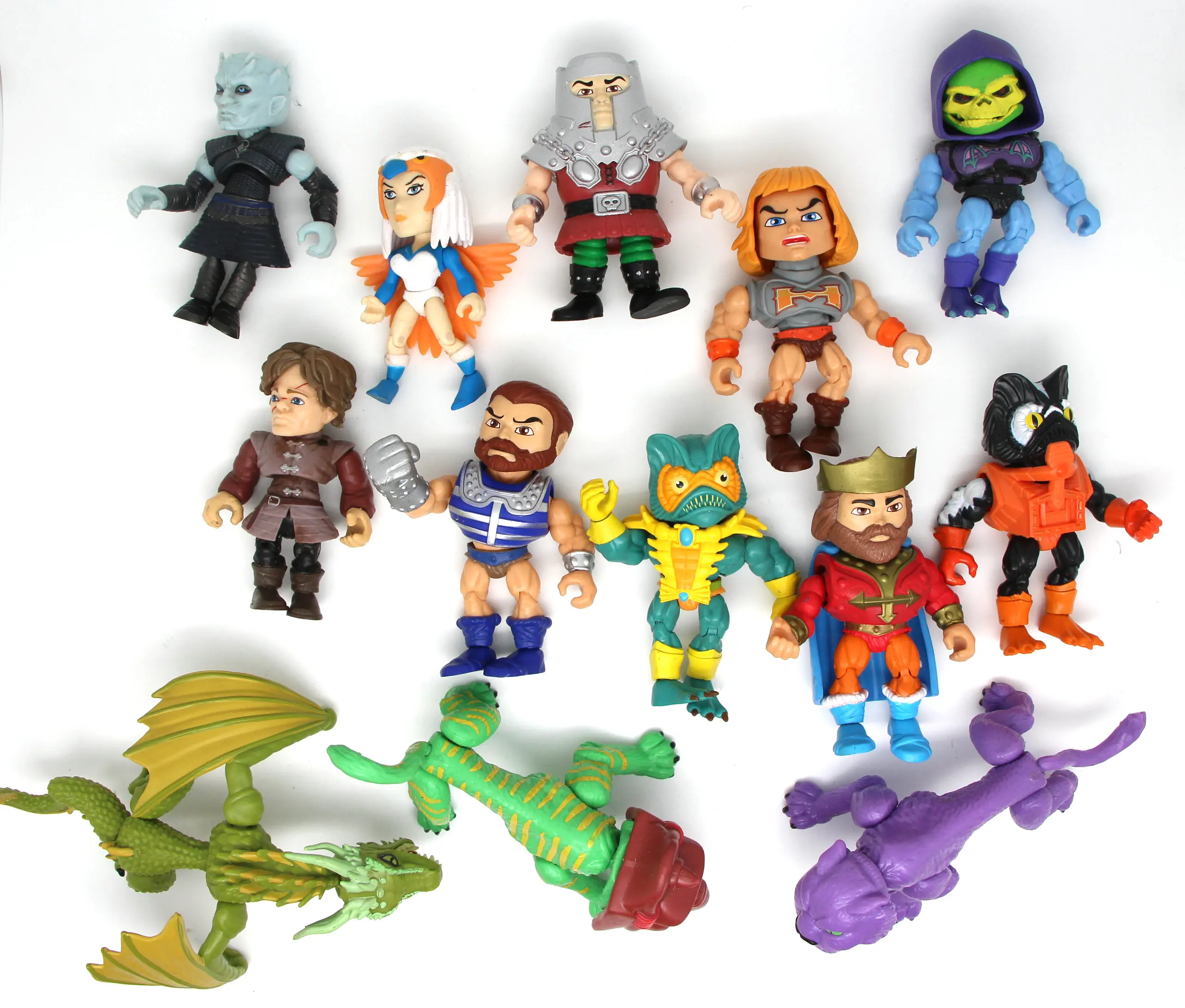 Коллекция экшн фигурок HE MAN Skeleton Mer Man LS 3 дюйма|Игровые фигурки и трансформеры| |
