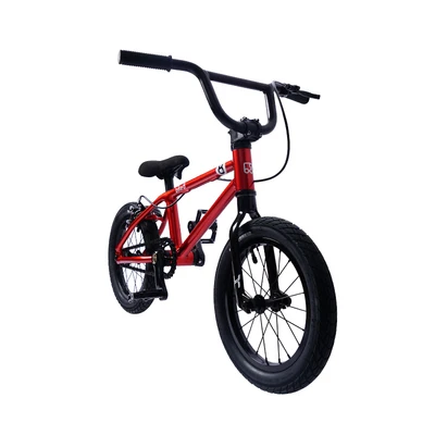 Американский bike8 BMX 14 дюймов bmx детский велосипед трюк Необычные действия баланс автомобиль скользящая машинка продвинутый автомобиль 4,9 кг - Цвет: Красный