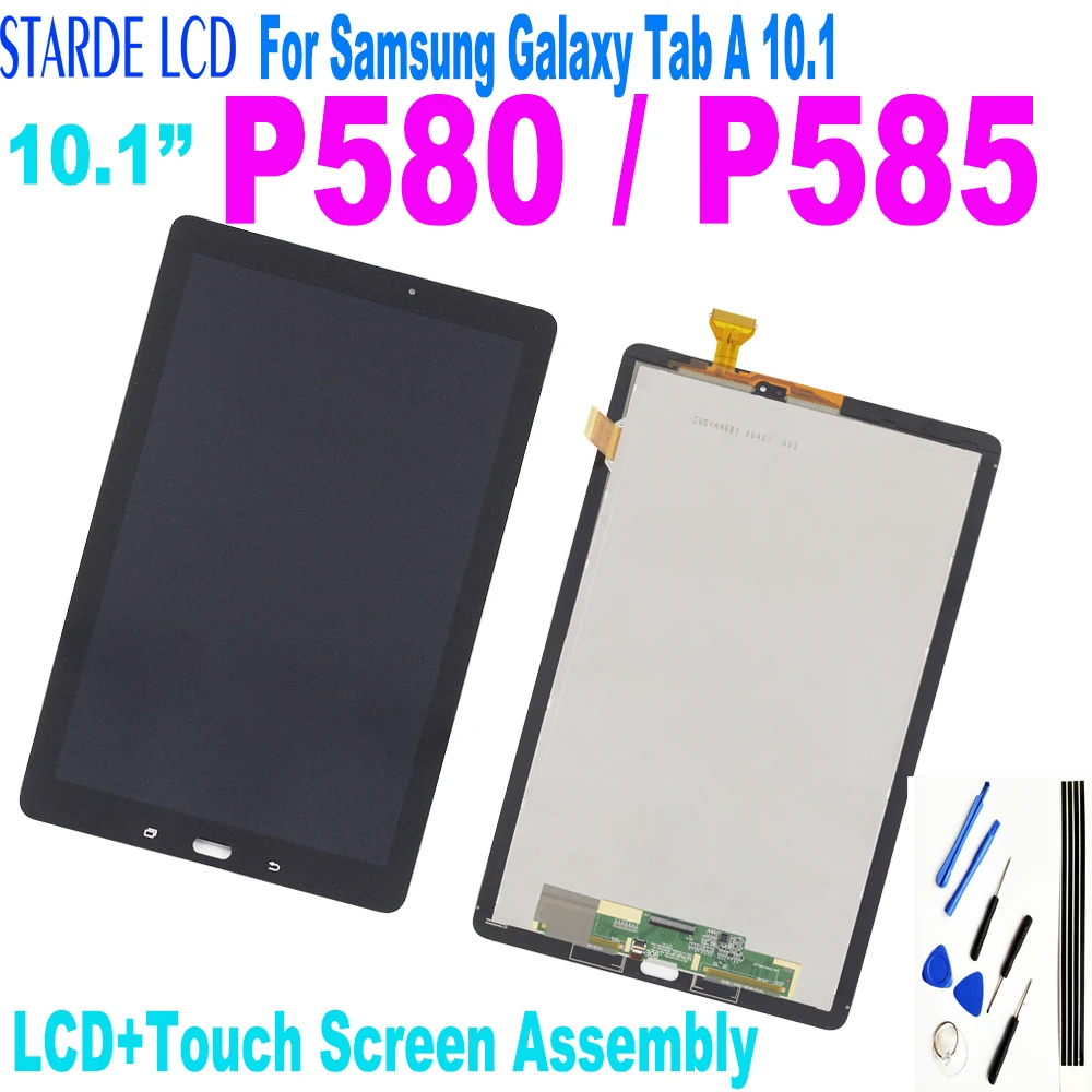 ЖК-дисплей 10 1 ''для Samsung Galaxy Tab A SM-P580 p580 p585 сменный сенсорный экран с цифровым