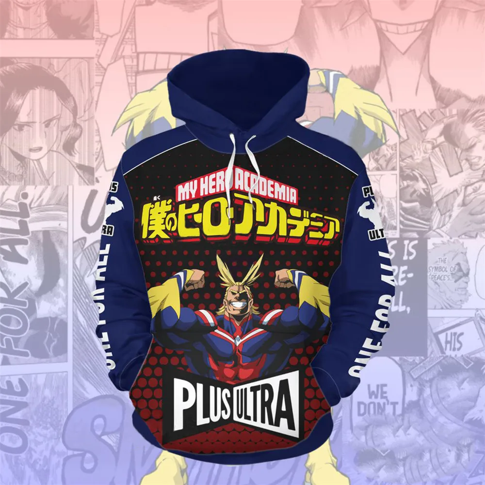 Толстовка с капюшоном All · Might Костюм для косплея Аниме My Hero academic Bakugou Katsuki Midoriya Izuku
