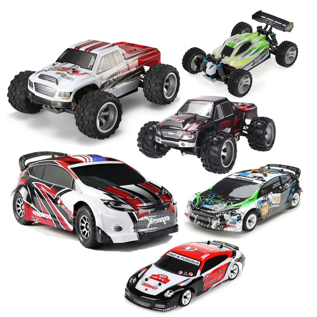 WLtoys высокоскоростной Радиоуправляемый автомобиль 4WD 2 4 ГГц внедорожники A979 A959 A949