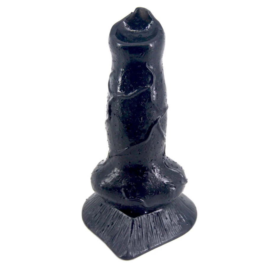 Секс-шоп большие животные искусственное животное присоска с узлом волчий пенис